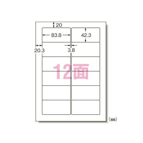 エーワン ラベルシール パソコン&ワープロラベル 富士通OASYSシリーズタイプ 12面 20シート 28175＼着後レビューでプレゼント有 ／