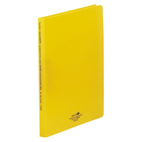 リヒトラブ スーパーパンチレスファイル A4 黄 F-5030-5