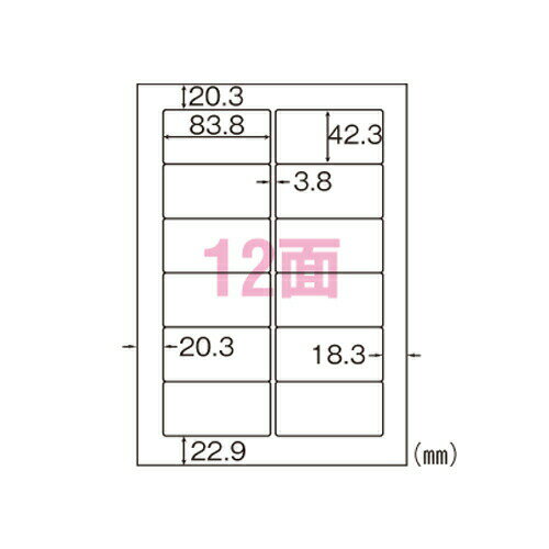 ヒサゴ ラベルシール ラベル A4 タック 12面 GB861 100シート＼着後レビューでプレゼント有！／