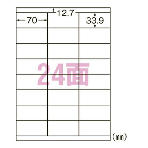 エーワン ラベルシール 24面 500シート L24AM500N＼着後レビューでプレゼント有！／