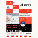 エーワン ラベルシール 透かしても読めない修正タイプ A4 110面 12シート 31677
