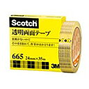 スリーエム 透明両面テープ24mm665-3-24