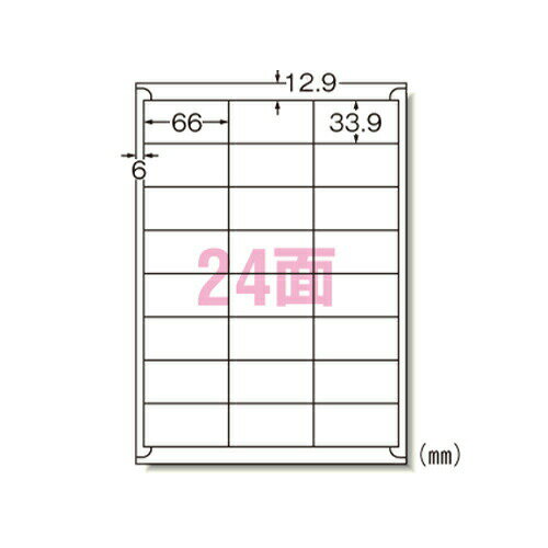 エーワン ラベルシール A4 24面 100シート 31512＼着後レビューでプレゼント有！／