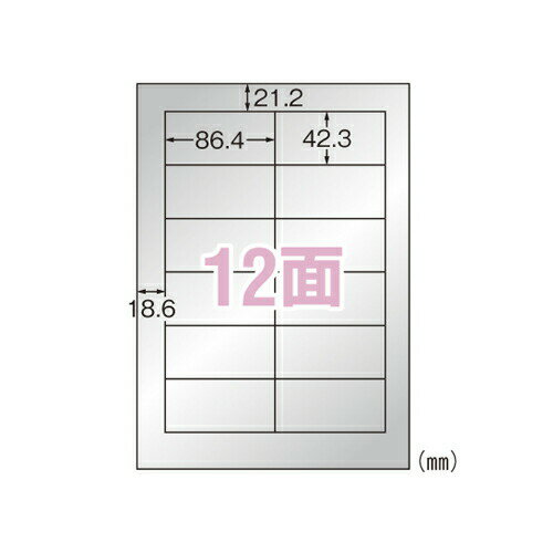 エーワン 屋外でも使えるラベル シルバーツヤ消し レーザー A4 12面 5シート 31057＼着後レビューでプレゼント有！／