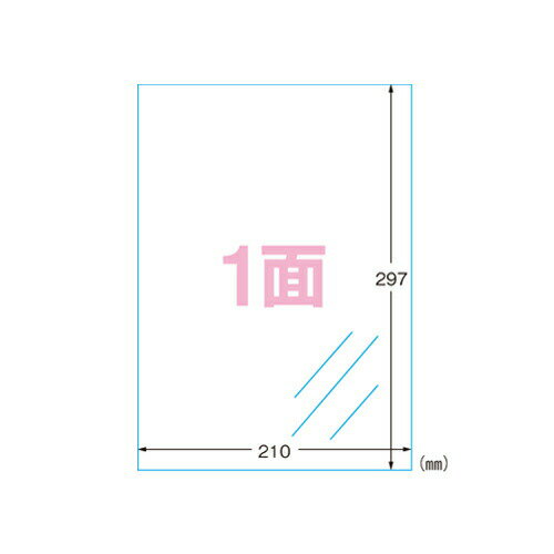 エーワン ラベルシール 光沢フィルム 透明 A4 ノーカット 10シート 28791 エーワン ラベルシール 光沢フィルム 透明 A4 ノーカット 10シート 28791