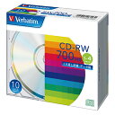 バーベイタム PC DATA用 CD−RW SW80QU10V1