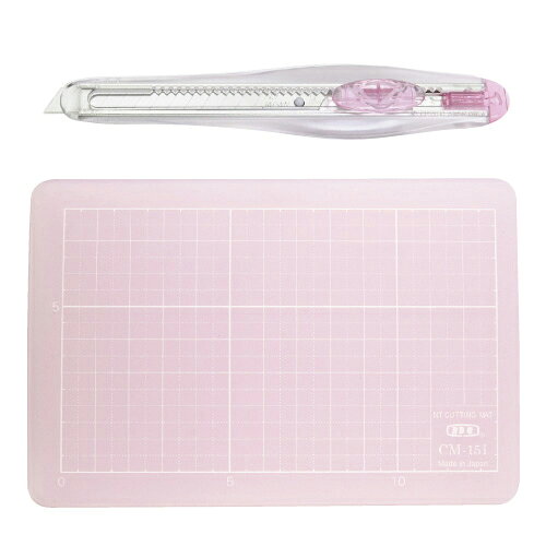 エヌティー NTカッターミニカッティングマットセット SET-AM350P-P＼着後レビューでプレゼント有！／