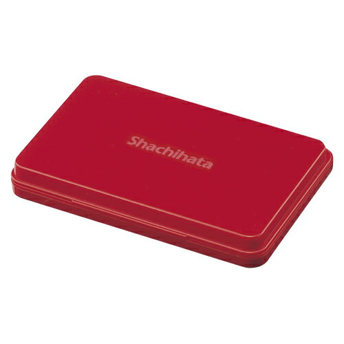 シャチハタ シヤチハタスタンプ台 大型 赤HGN-3-R