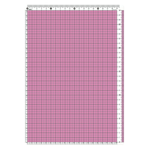 共栄プラスチック カラー方眼下敷 A4判 ピンク CPK-A4-P＼着後レビューでプレゼント有！／