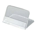 共栄プラスチック メタクリル 豆カード立(大) 5個入 L-50-5