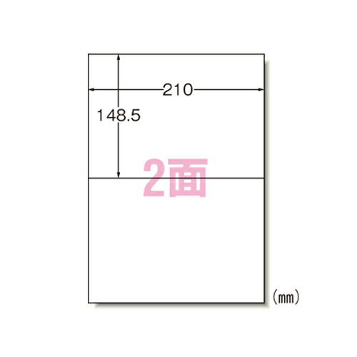 エーワン ラベルシール A4 2面 22シート 72202＼着後レビューでプレゼント有！／