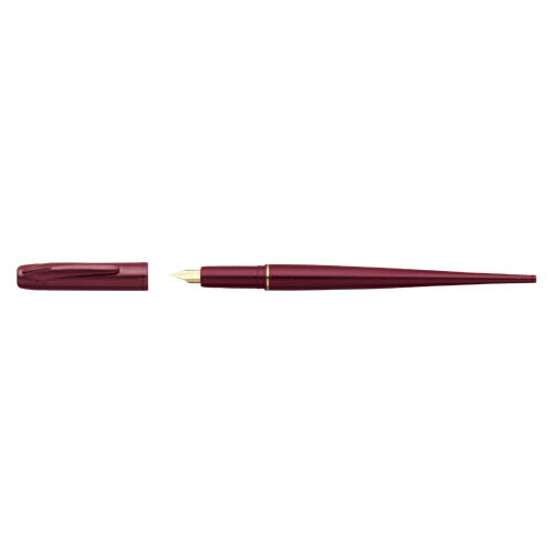 デスクペン 極細 赤 DPQ-700A #10 プラチナ万年筆＼着後レビューでプレゼント有！／