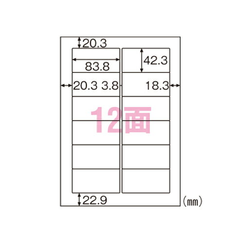 ヒサゴ ラベルシール ラベル A4 タックシール 12面 100シート FSCGB861＼着後レビューでプレゼント有！／