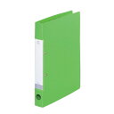 リヒトラブ Dリングファイル A4判縦型 2穴 黄緑 G2220-6