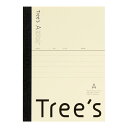 日本ノート(キョクトウ) Tree’s A6 A罫48枚 クリーム UTRAA6C