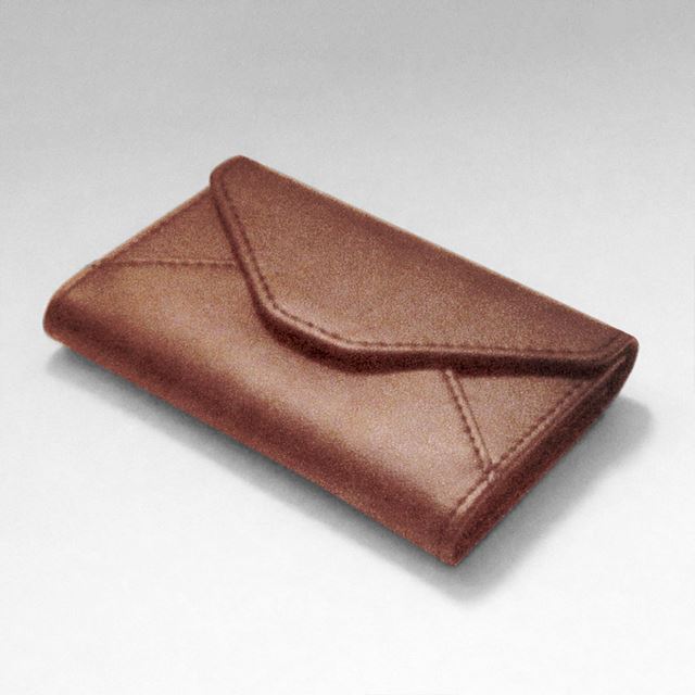 コレクト カードホルダー アコーディオン式 茶 CP-607V-BR