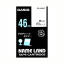 カシオ ネームランドテープ46mm 白/黒文字 XR-46WE
