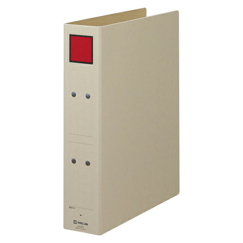 キングジム 保存ファイルA4−S 4375 赤 4375