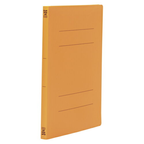 ビュートンジャパン フラットファイルPP A4縦 オレンジFF-A4S-OR