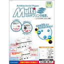 ヒサゴ マルチプリンタ帳票抗菌紙A4白紙2面4穴 BPK2003