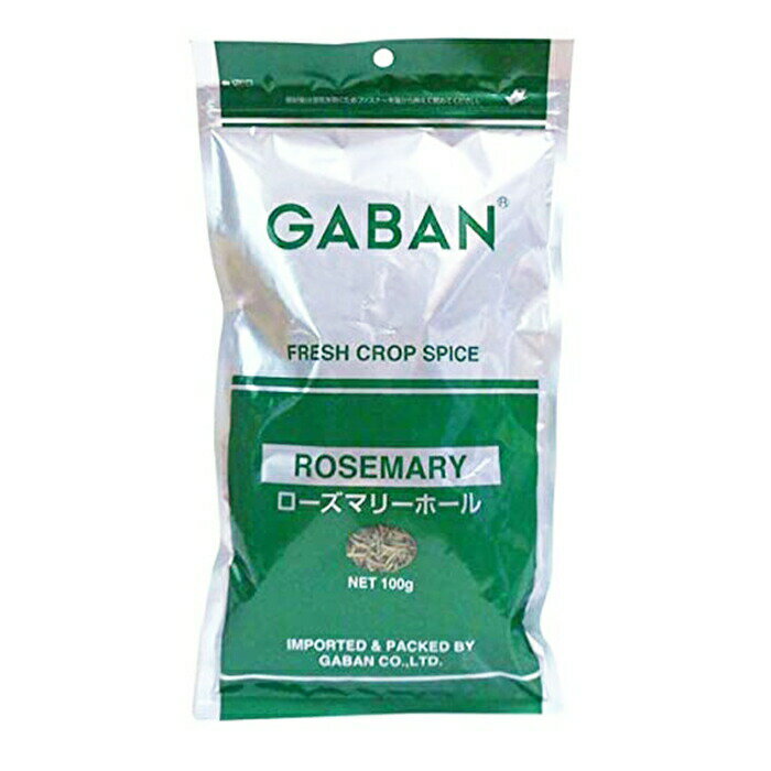 【訳あり】賞味期限25年11月27日 ギャバン GABAN ローズマリー ホール 100g