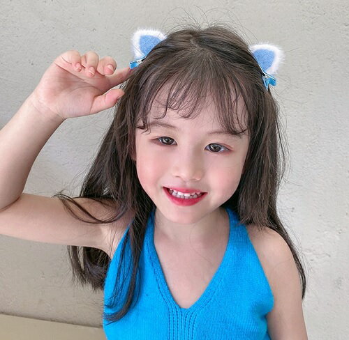 猫耳 ヘアピン ヘアクリップ アクセサリー 三色セット かわいい 子猫 スパンコールヘアクリップ キッズ 子供 大人 ハロウィン 送料無料 3