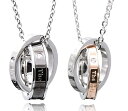 ペアネックレス カップル プレゼント ステンレス ジュエリー ネックレス メンズ レディース ペアアクセサリー シンプル おしゃれ ペアセット お揃い アクセサ...