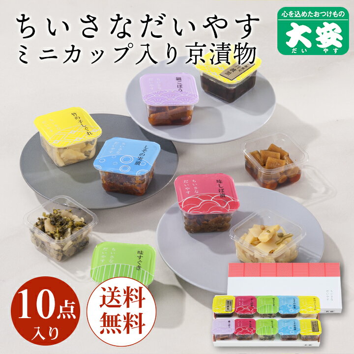 大安 漬物 直YC-A 父の日ギフト プレゼント 内祝い お返し ちいさなだいやす 漬け物 詰め合わせ つけもの 京都 送料無料 京漬物 セット 味すぐき お祝い 人気 贈り物 お土産のサムネイル