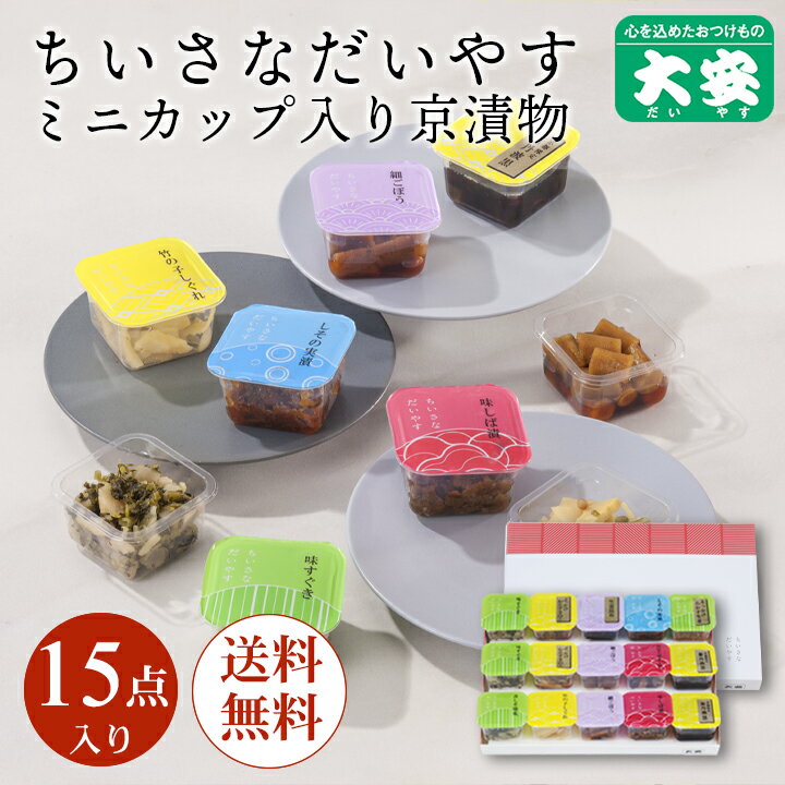 大安 漬物 直YC-B 御中元 お中元 ギフト プレゼント 内祝い お返し ちいさなだいやす 漬け物 詰め合わせ つけもの 京都 送料無料 京漬物 セット 味すぐき お祝い 人気 贈り物 お土産のサムネイル