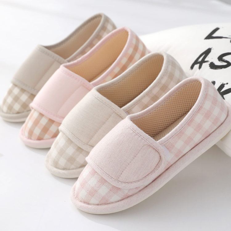 病院 滑り止め 出産準備 入院 高齢者用 脱ぎやすい 介護シューズ チェック柄 履きやすい 室内履き トイレ 室内用 レディース 介護 チェック柄 かかと付き マジックテープ 秋 春 夏 介護シューズ 産前産後 出産 高齢者 リハビリ ルームシューズ スリッポン 敬老の日 2