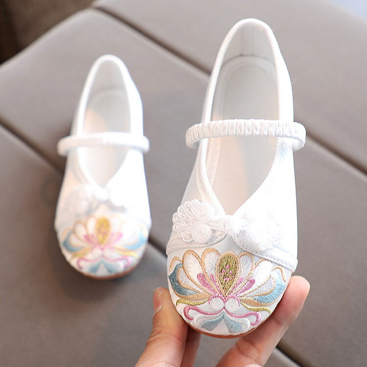 草履 刺繍 子供用 和柄 靴 七五三 草履のかわりに履ける 子供靴 楽ちん靴 痛くない レッド 女の子 ぺたんこ キッズ ピンク 赤 歩きやすい お正月 和服 履物 着物 和装 チャイナ 靴 漢服靴 脱ぎ履き便利