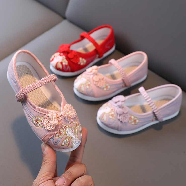 かわいい 草履のかわりに履ける 靴 キッズ フラットシューズ 草履 七五三 おしゃれ 七五三 刺繍 痛くない 楽ちん 3歳 和装 着物 和柄 5歳 7歳 子供靴 ホワイト ピンク