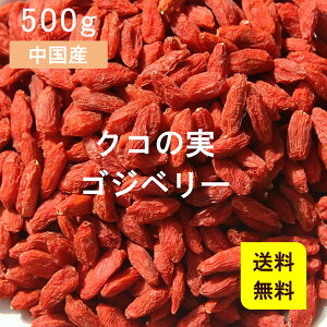 クコの実 500g 美容 健康 おすすめ 薬膳 ゴジベリー スーパーフード デザート 枸杞の実 枸杞子 薬膳食材 無添加 無着色 クコ酒 クコ茶 漢方 ギフト 敬老の日