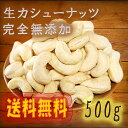 カシューナッツ 生 500g 無塩 無添加 保存食 非常食 腰果 ナッツ 送料無料