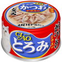 いなば CIAO チャオとろみささみ・かつお シラス入り 80g 国産品 焼津産本格かつおだし入り 猫用 缶詰 ウエット ウェット