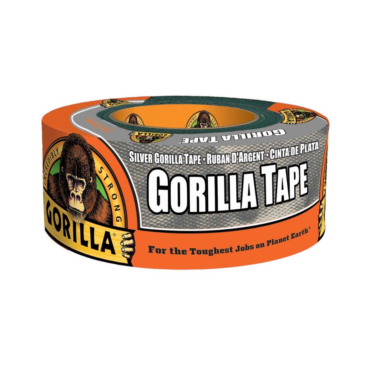 呉工業 Gorilla Glue ゴリラテープ 超強力接着高強度防水 クロステープ シルバー 幅48mm×長さ11m×厚さ0.43mm 接着材 ゴリラグルー NO1775 KURE