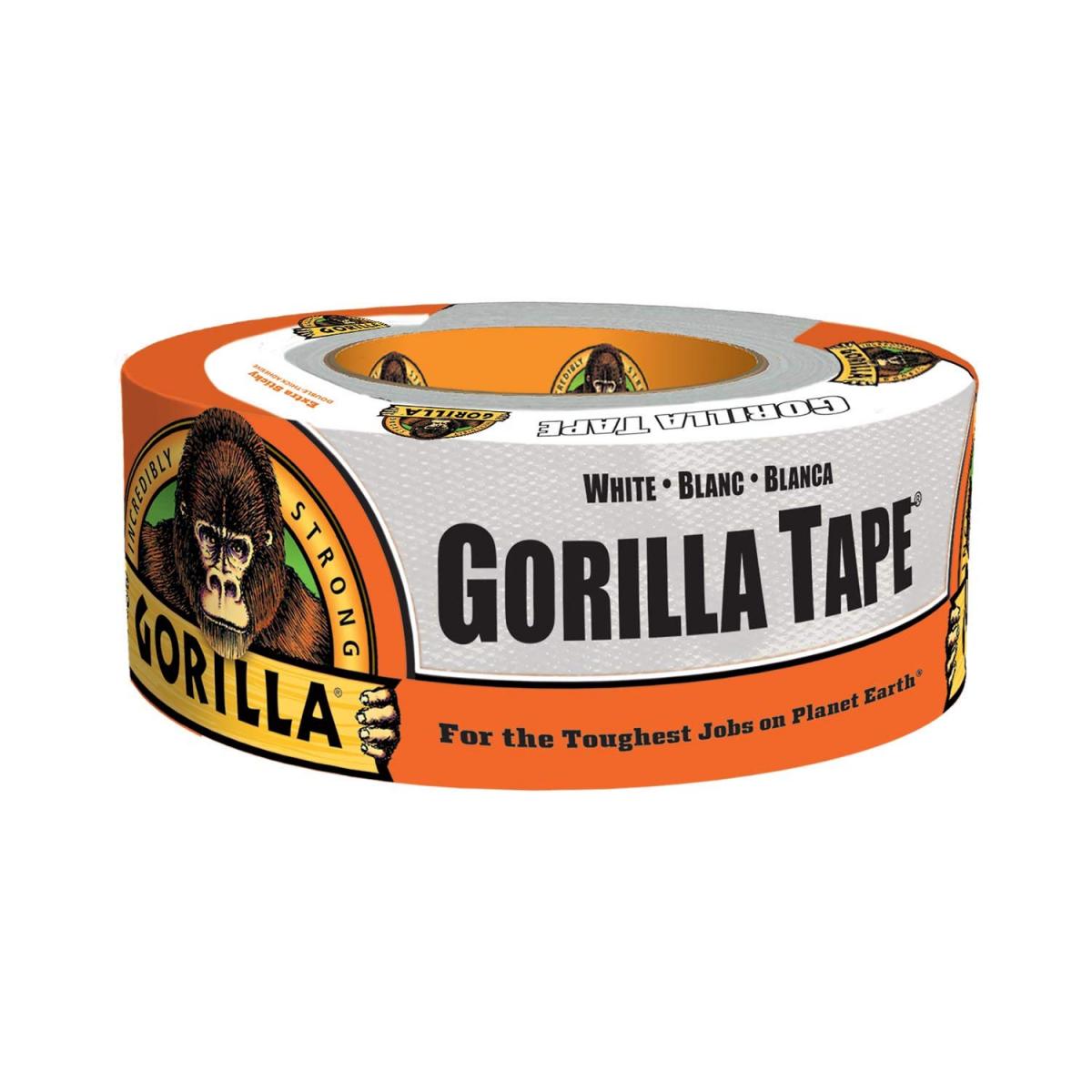 呉工業 Gorilla Glue ゴリラテープ 超強力接着高強度防水 強力補修テープ クロステープ ホワイト 幅48mm×長さ9.1m×厚さ0.43mm ゴリラグルー NO1777 KURE