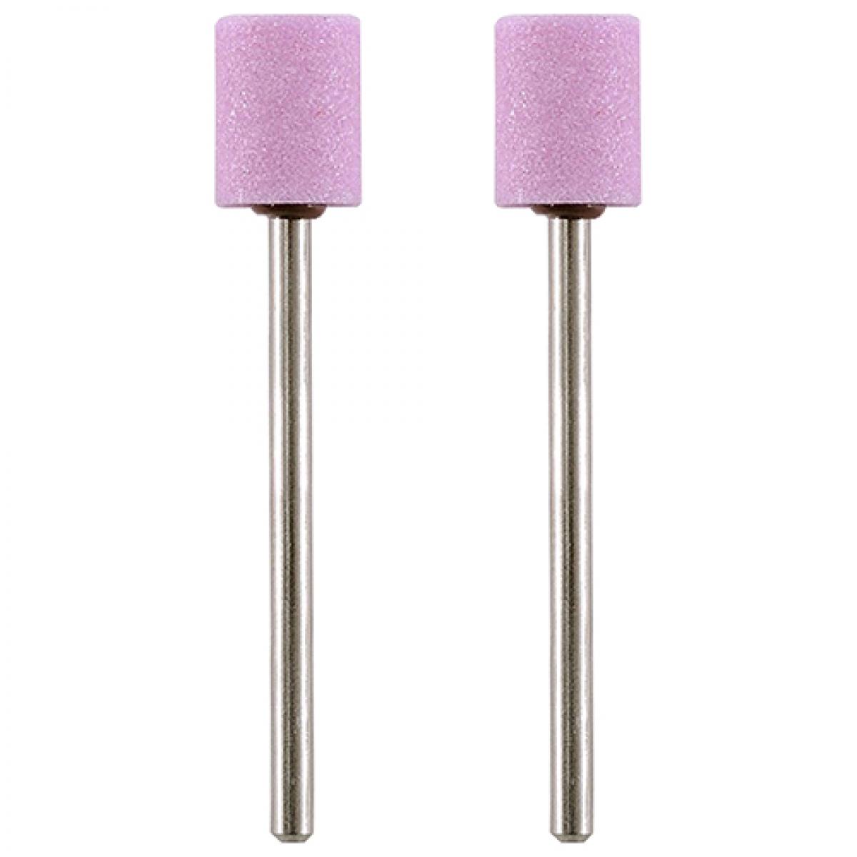 プロクソン 軸付き砥石 2本 軸径2.35mm WA砥石150番 ミニルーター専用 PROXXON No.26766 棒型8.0mm