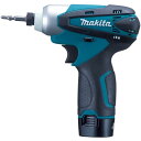 マキタ/makita 充電式インパクトドライバ 10.8V 1.3Ah 青 バッテリー2個付き TD090DWX