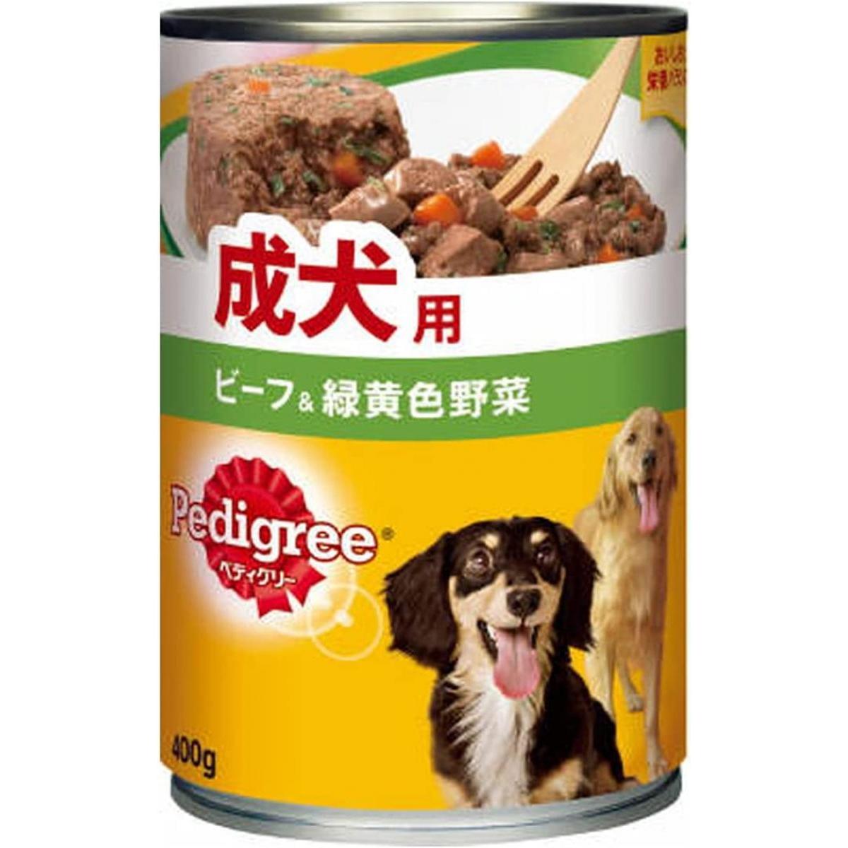 MARS(マース) ペディグリー ウェット缶 旨みビーフ&緑黄色野菜 400g　 元気な毎日サポート 全犬種向け P2