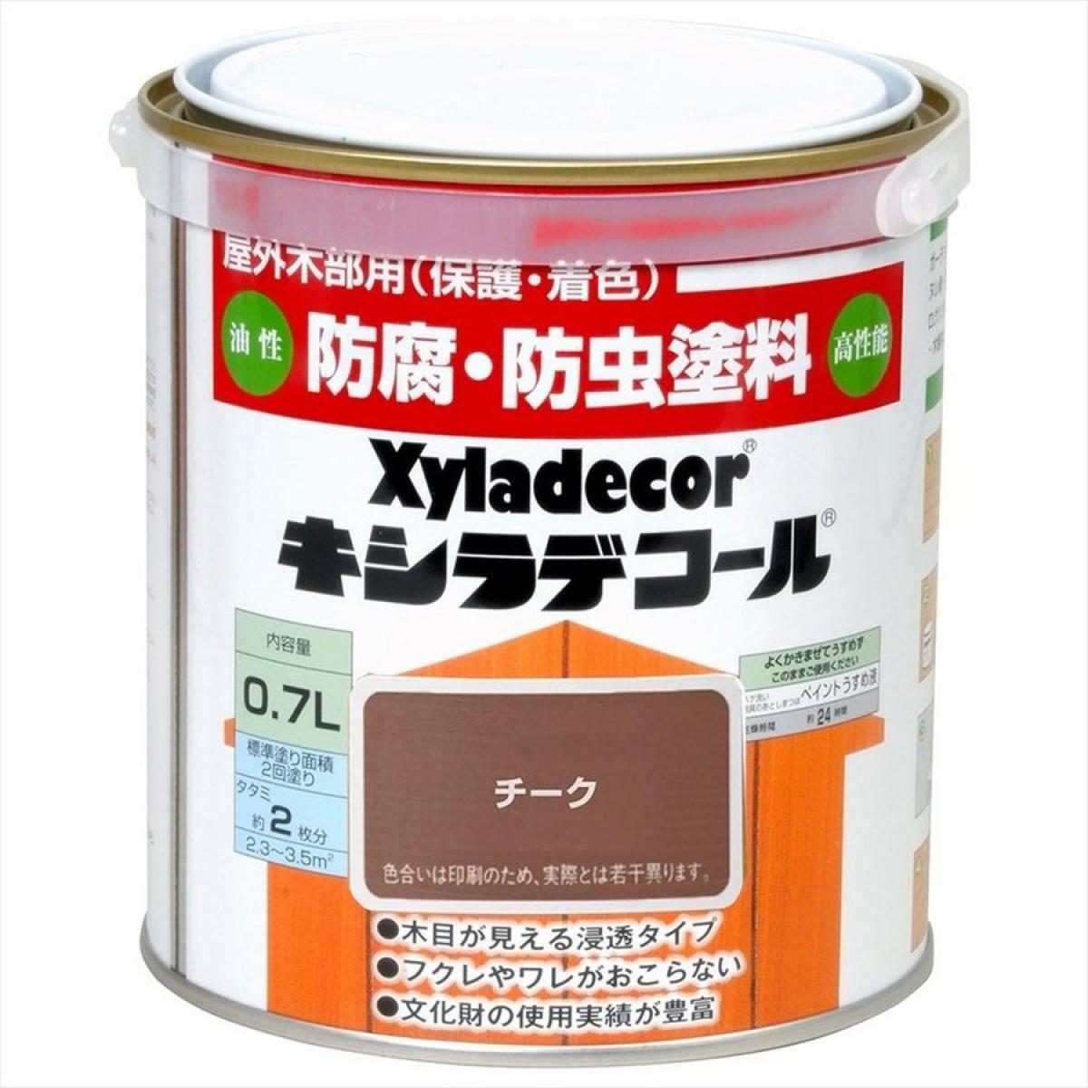 大阪ガスケミカル キシラデコール チーク 0.7L 　油性 屋外用 防腐・防虫 塗料 補修用品 住宅資材cm