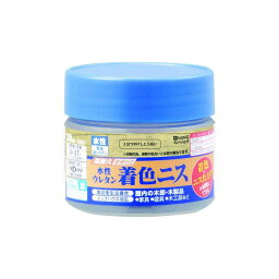 カンペハピオ(Kanpe Hapio) 水性ウレタン着色ニス 100ml 3分つやとうめい　高耐久 木部用 高性能ウレタン樹脂塗料 ツヤ仕上げ