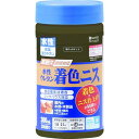 カンペハピオ(Kanpe Hapio) 水性ウレタン着色ニス 300ml 新ウォルナット 高耐久 木部用 高性能ウレタン樹脂塗料 ツヤ仕上げ
