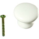 ハイロジック ツマミ 501W 38mm T-890 1個 白 ホワイト つまみ 取っ手 とって DIY 模様替え HILOGIK