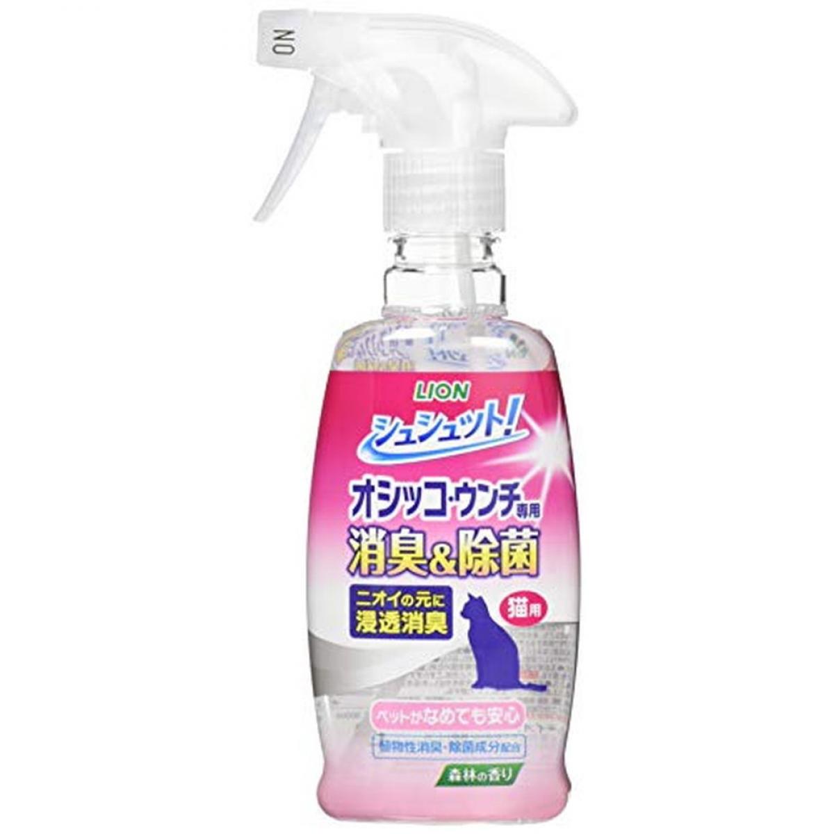 シュシュット! オシッコ・ウンチ専用 消臭&除菌 猫用 本体300ml
