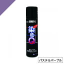 染めQ ミニ染めQ エアゾール 70ml パステルパープル 速乾 DIY 補修 革 布 金属 木材 プラスチック 染めQテクノロジー