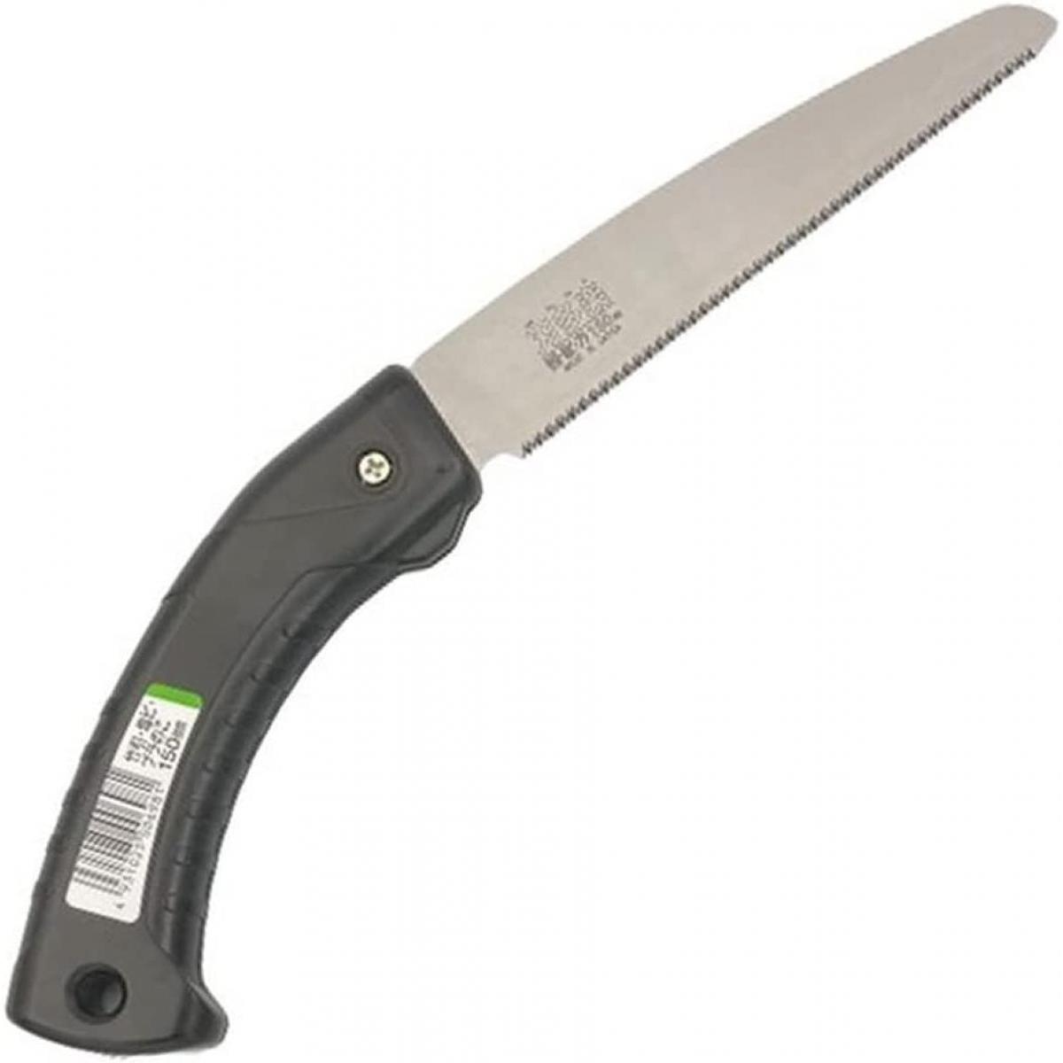 石鋸工業 刃多楽 サヤ付 竹引鋸 本体 150mm 塩ビ プラ のこぎり ノコギリ 鞘付き 替刃式