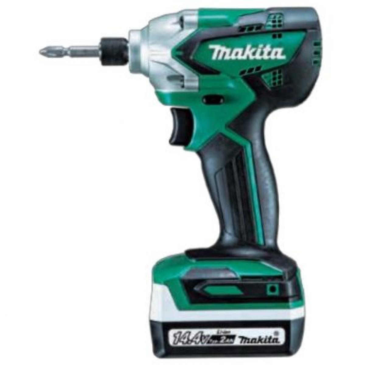 【送料無料】マキタ Makita 充電式インパクトドライバ MTD001DSAX バッテリBL1420Gx2個 充電器DC18SG ケース付 14.4V対応 makita