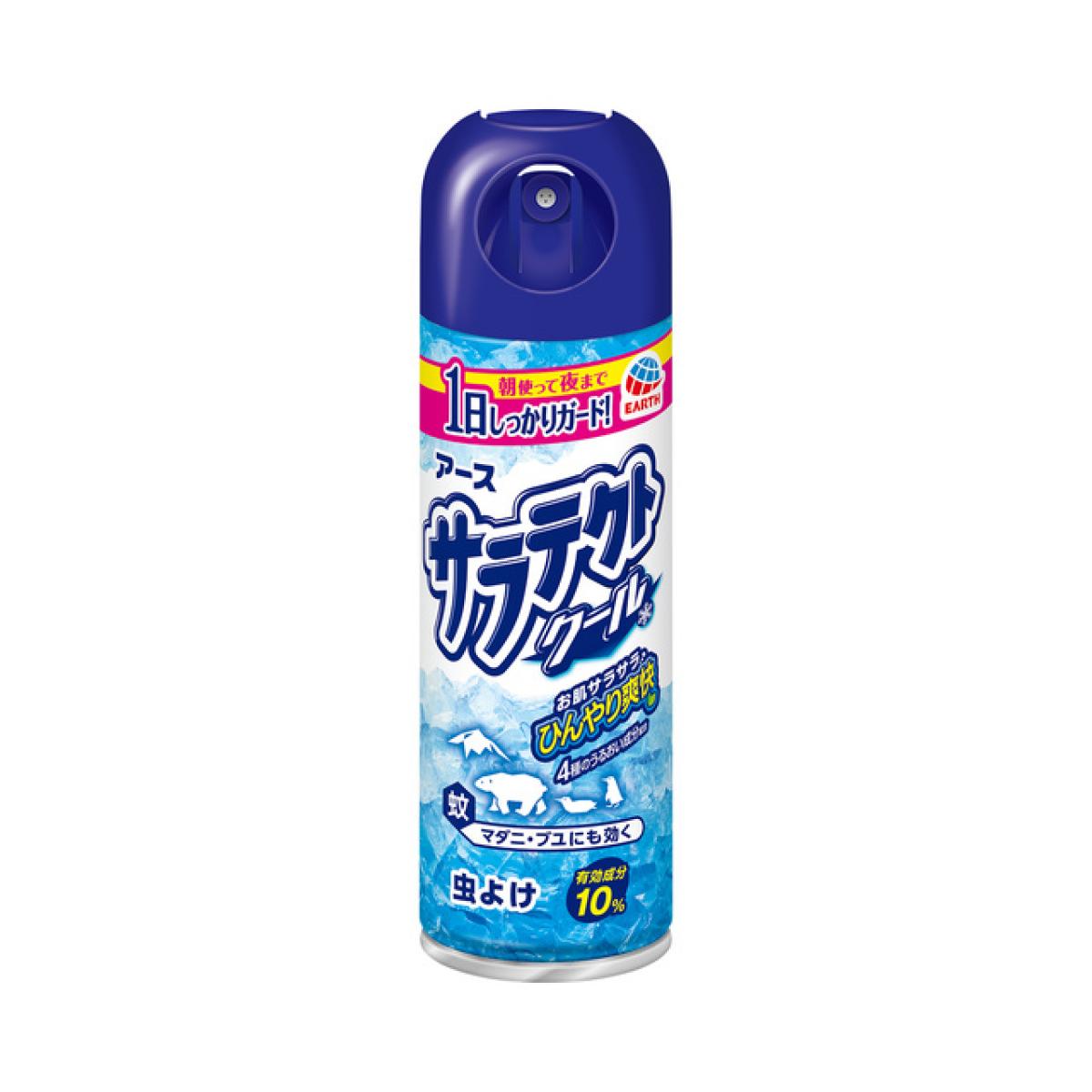 アース製薬 サラテクト クール 200mL　メントール&ペパーミントオイル配合 虫よけスプレー 蚊 マダニ ..