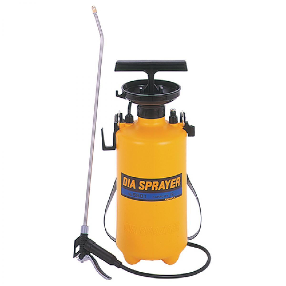 フルプラ ダイヤスプレー プレッシャー式噴霧器 コンクリート型枠剥離剤 除草剤用 5L用 NO.5501